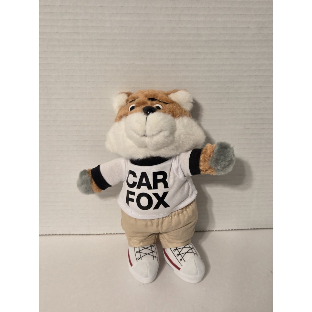 Show Me The Car Fox Carfax Plush Stuffed Animal Mascot Promo Tv Ad Sales Insuran